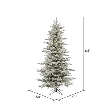 Vickerman Flocked Sierra Fir 8.5' Christmas Tree