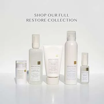 Kristin Ess Hair Weightless Shine Air Dry Creme - Adds Texture + Shine, Calms Frizz, Softens + Smooths Hair, Vegan, Color + Keratin Safe, 5 fl oz (Pack of 2)