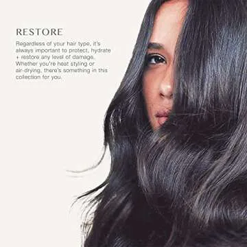 Kristin Ess Hair Weightless Shine Air Dry Creme - Adds Texture + Shine, Calms Frizz, Softens + Smooths Hair, Vegan, Color + Keratin Safe, 5 fl oz (Pack of 2)