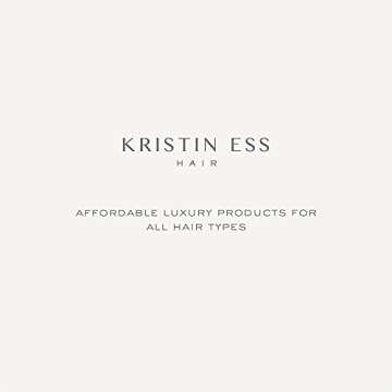 Kristin Ess Hair Weightless Shine Air Dry Creme - Adds Texture + Shine, Calms Frizz, Softens + Smooths Hair, Vegan, Color + Keratin Safe, 5 fl oz (Pack of 2)