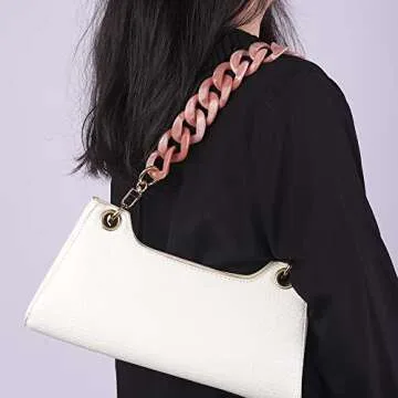 Stylish Wiwpar Acrylic Bag Chains for Women - 7 Colors