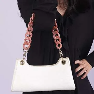 Stylish Wiwpar Acrylic Bag Chains for Women - 7 Colors