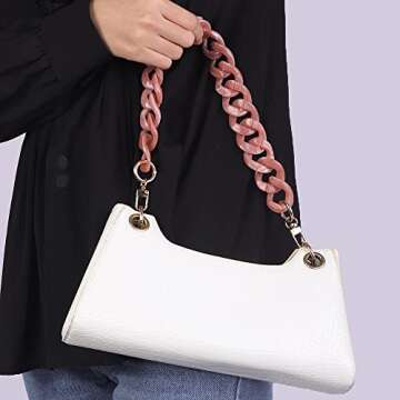 Stylish Wiwpar Acrylic Bag Chains for Women - 7 Colors