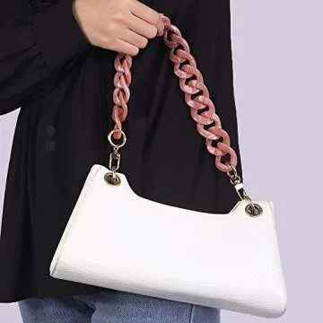 Stylish Wiwpar Acrylic Bag Chains for Women - 7 Colors