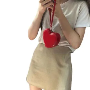 KODASW Heart Shaped Coin Purse - Trendy & Functional