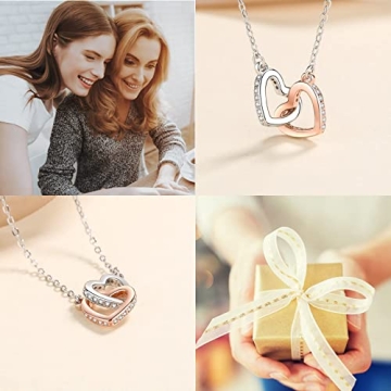 Aunt Niece Birthday Necklace with Message Card