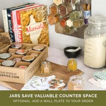 Gneiss Spice Magnetic Jars Sample Pack for Kitchen Organization