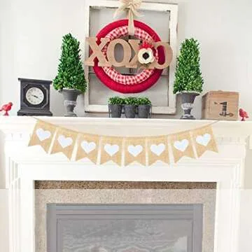 Versatile Burlap Banner Garland for Weddings & Events