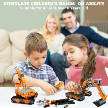 VATOS STEM Building Sets for Kids - 513 PCS