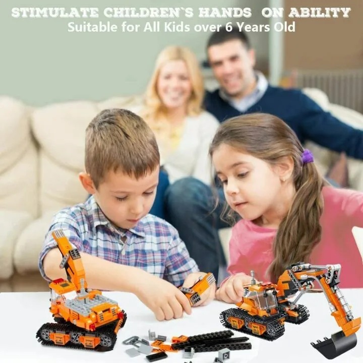 VATOS STEM Building Sets for Kids - 513 PCS