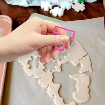 Tofficu 26Pcs Alphabet Cookie Cutters for Kids Baking