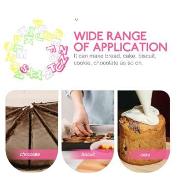 Tofficu 26Pcs Alphabet Cookie Cutters for Kids Baking