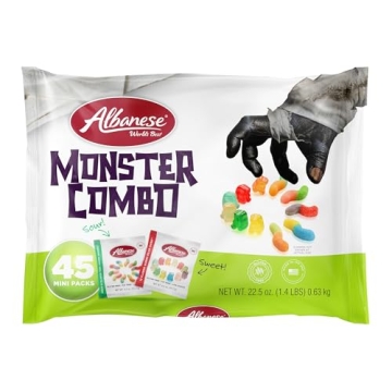 Albanese Sweet & Sour Monster Halloween Candy Combo
