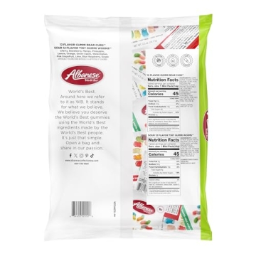 Albanese Sweet & Sour Monster Halloween Candy Combo