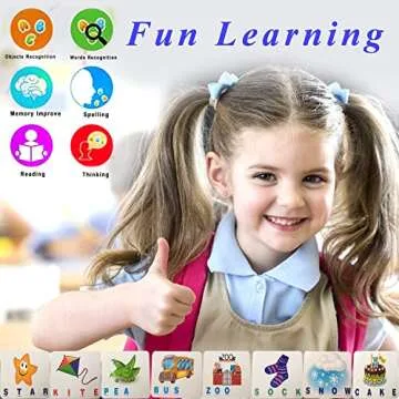 Learning Toys for 3 4 5 6 Year Old Boy Gifts,Educational Sight Words Flash Cards Kindergarten, Spelling Learning Games for Kids Ages 5-7,Matching Letter Math Memory Games