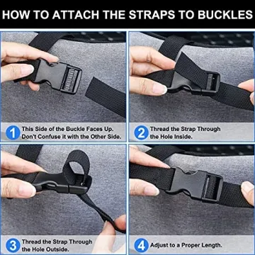 Yecaye Car Organizer, Trunk Large Capacity Organizer Storage, Sturdy Space Saver Hanging Accessories Interior, Fit Most Truck Free Up Floor Area, Black