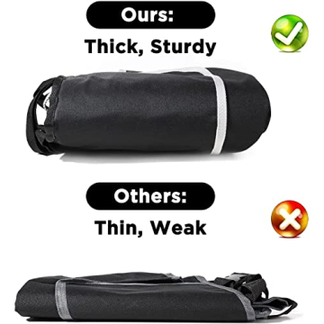 Yecaye Car Organizer, Trunk Large Capacity Organizer Storage, Sturdy Space Saver Hanging Accessories Interior, Fit Most Truck Free Up Floor Area, Black