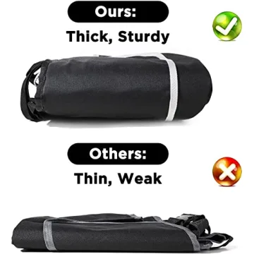 Yecaye Car Organizer, Trunk Large Capacity Organizer Storage, Sturdy Space Saver Hanging Accessories Interior, Fit Most Truck Free Up Floor Area, Black