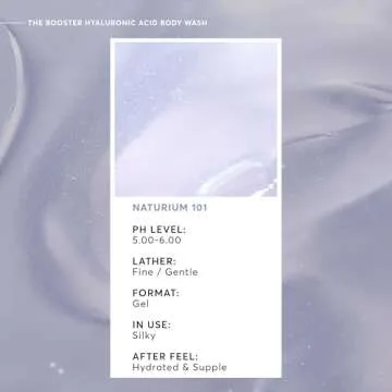Naturium The Booster Hyaluronic Acid Body Wash, Hydrating & Moisturizing plus Minimizes Dryness, wit...