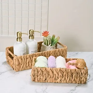 Donmills Premium Woven Storage Baskets for Stylish Organization
