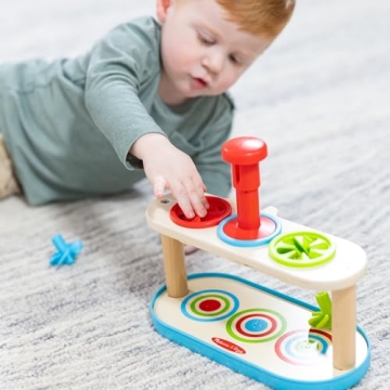 Melissa & Doug Spinning Tops Toy for Kids Ages 2-5