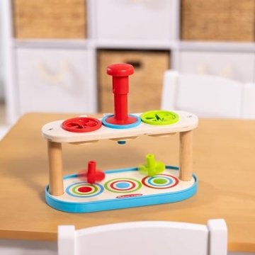 Melissa & Doug Spinning Tops Toy for Kids Ages 2-5