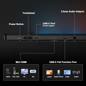 QQH Portable 15.6" Monitor 1080p for Laptop and Gaming