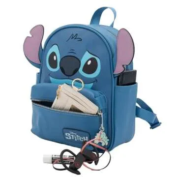 Disney Stitch Mini PU Backpack Purse with Straps