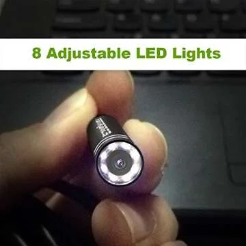 USB Snake Inspection Camera, FANTRONICS USB C Borescope, Scope Camera with 8 LED Lights for (16.4ft) OTG Android Phone, Windows PC, MacBook