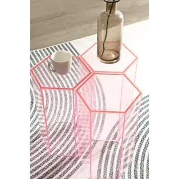 Artmaze Acrylic Display Stand,End Table,Showcase (16 inch)…