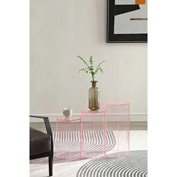 Artmaze Acrylic Display Stand,End Table,Showcase (16 inch)…