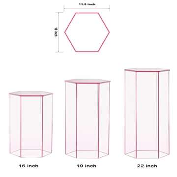 Artmaze Acrylic Display Stand,End Table,Showcase (16 inch)…