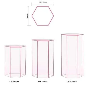 Artmaze Acrylic Display Stand,End Table,Showcase (16 inch)…