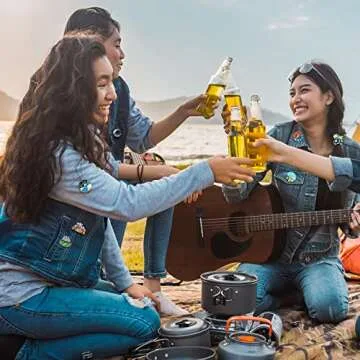 Janinka 20 Pcs Camping Enamel Pins Adventure Outdoors Pins Set Mountain Backpacking Pins Funny Camping Pins Bulk Nature Button Pins Vintage Lapel Pins Cute Mini Pins for Women Men Jackets Clothes Cap