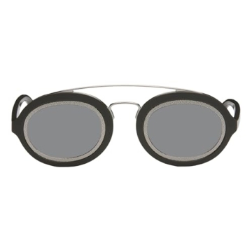 FENDI Men’s Gray & Silver Sunglasses: Stylish UV Protection