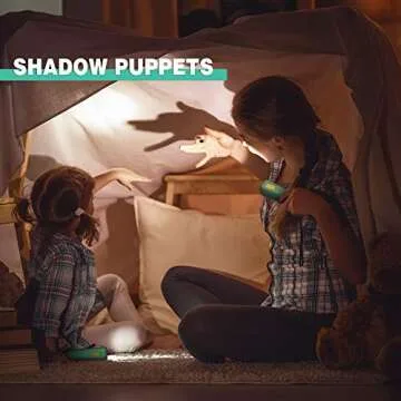 EverBrite Kids Flashlight, Mini LED Flashlight, Plastic Torch Use for Emergencies, Camping, Outdoor with Lanyard 3AAA Battery Included, Green