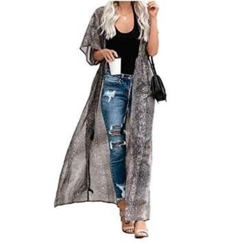 Dokotoo Womens Casual Fashion 2024 Beach Hawaiian Vacation Flowy Waisted Tie Swimwear Cover Up Short...