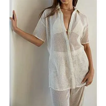 Yuemengxuan Crochet Cover Up Set for Stylish Summer