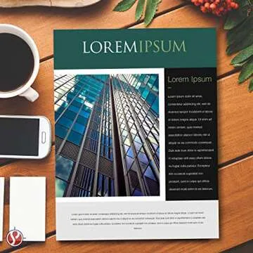 White Thick Paper Cardstock - for Business Card, Art, Invitations, Stationary Printing | 80 lb Card ...