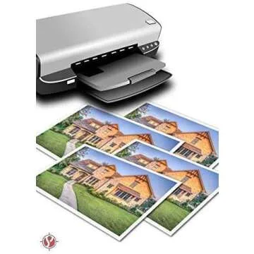 White Thick Paper Cardstock - for Business Card, Art, Invitations, Stationary Printing | 80 lb Card Stock | 8.5 x 11 inch | Heavy Weight Cover Stock (216 gsm) | 8 1/2 x 11 | 50 Sheets Per Pack