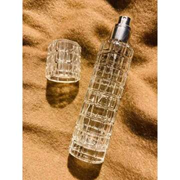 Empty Perfume Atomizer Refillable Glass Spray Bottle, Travel Cologne Bottle Portable, 2 Pack Gold &S...