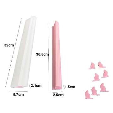 EchoDone Little Cat Tube Column Silicone Soap Mold for Unique DIY Projects