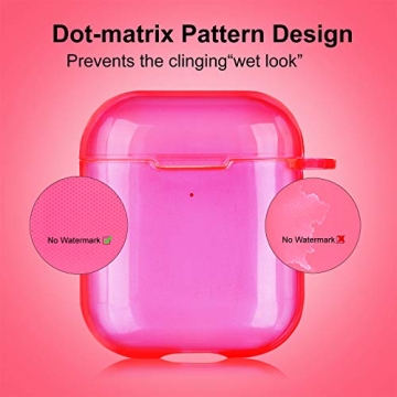 AIRSPO Pink AirPods Case Cover for Protection and Style