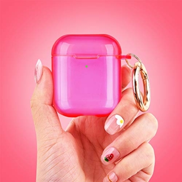 AIRSPO Pink AirPods Case Cover for Protection and Style