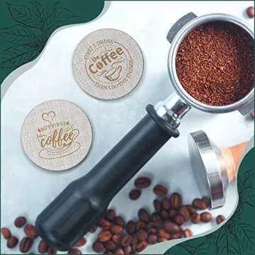 Yaomiao Reusable 53.3mm Espresso Puck Screen for Perfect Coffee