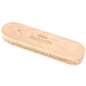 Riley Blake Quilter's Tailor Wooden Clapper Tool Steam Iron Set a Seam Sewing Quilting (12")