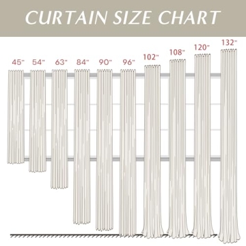 Elegant 108 Inch Long Pinch Pleated Curtains for Living Rooms