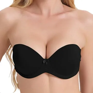 34B Clear Back Strap Bra for Weddings and Parties