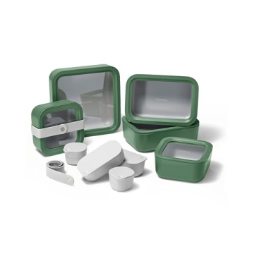 Caraway Glass Food Storage Set 14 Pieces Non Toxic Containers