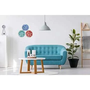 Ayennur Turkish Decorative Plates Set of 3 Handmade Ceramic